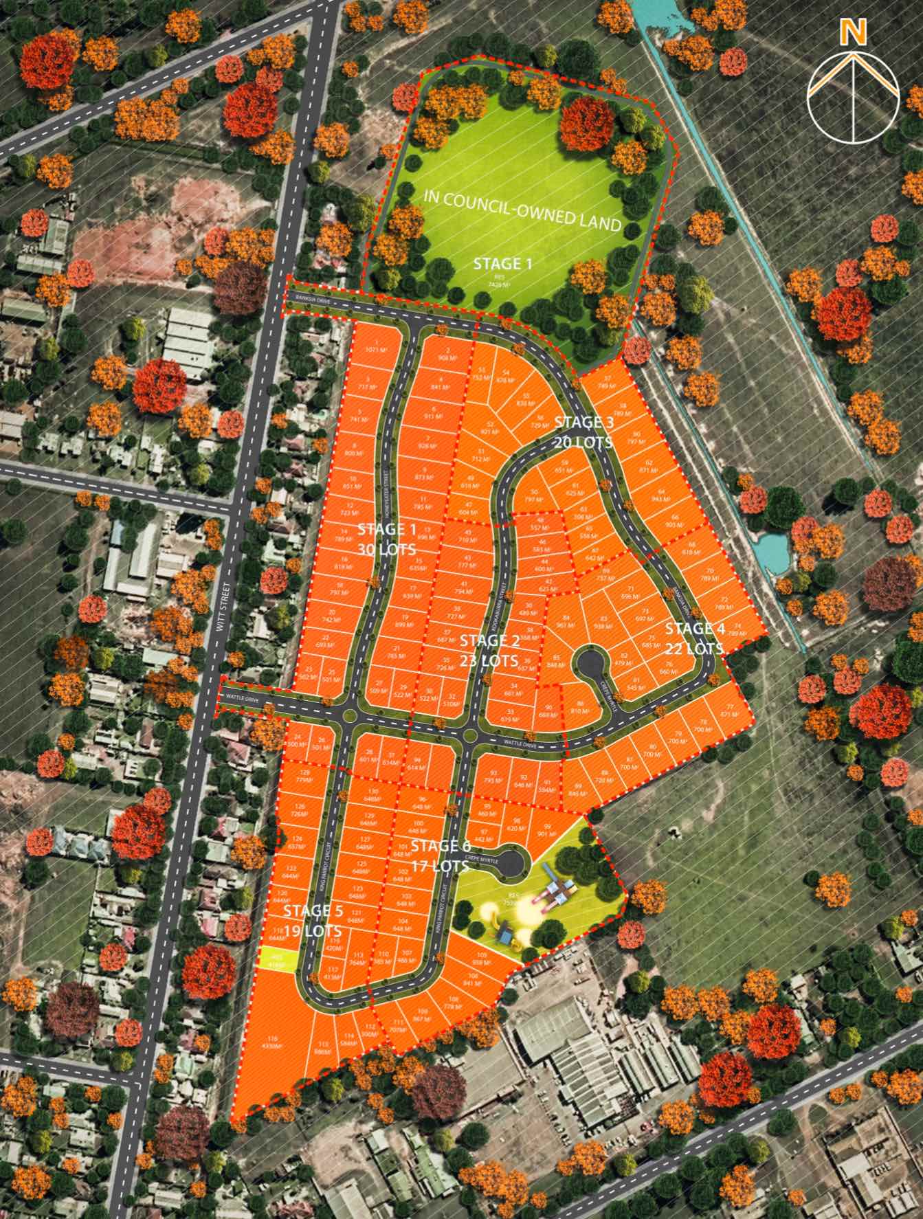  land for sale amberfields estate benalla openlot